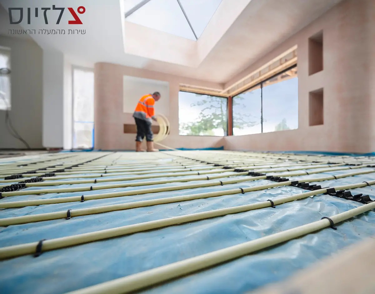איך מרצפים על חימום תת רצפתי