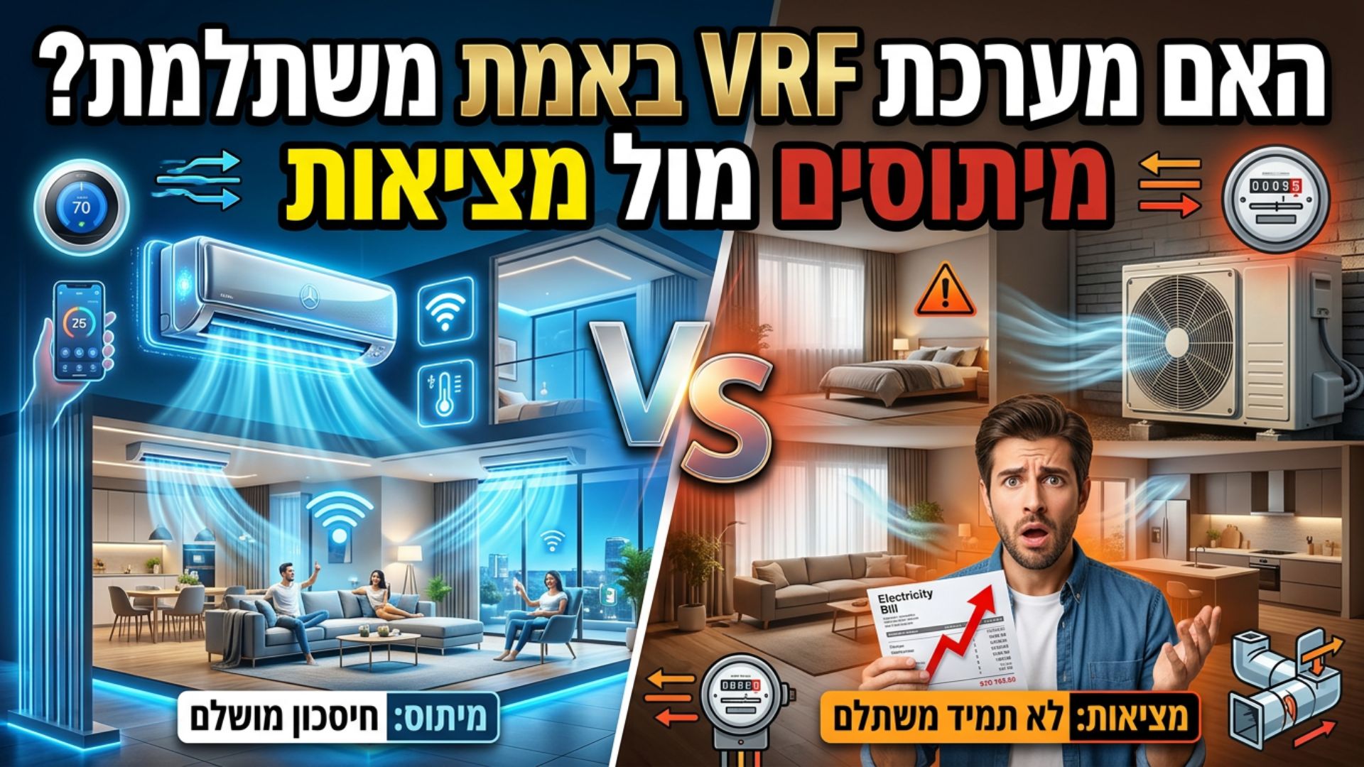 האם מערכת VRF באמת מתאימה לכם?