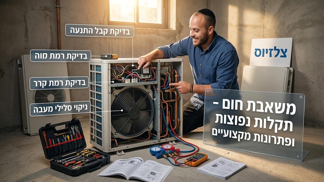 תקלות במשאבת חום - פתרונות מקצועיים מצלזיוס