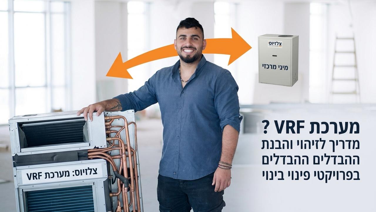 VRF או מיני מרכזי? מדריך זיהוי ההבדלים | צלזיוס