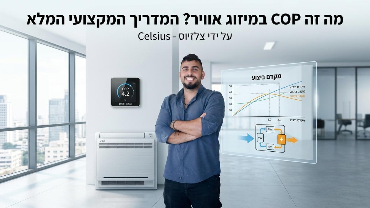 מה זה COP במיזוג אוויר? המדריך המקצועי המלא