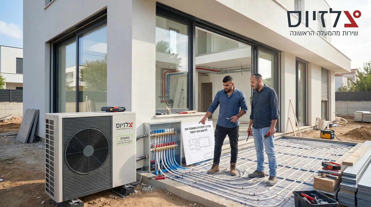 משאבת חום לחימום תת-רצפתי: המדריך המלא לבחירה נכונה לבית פרטי