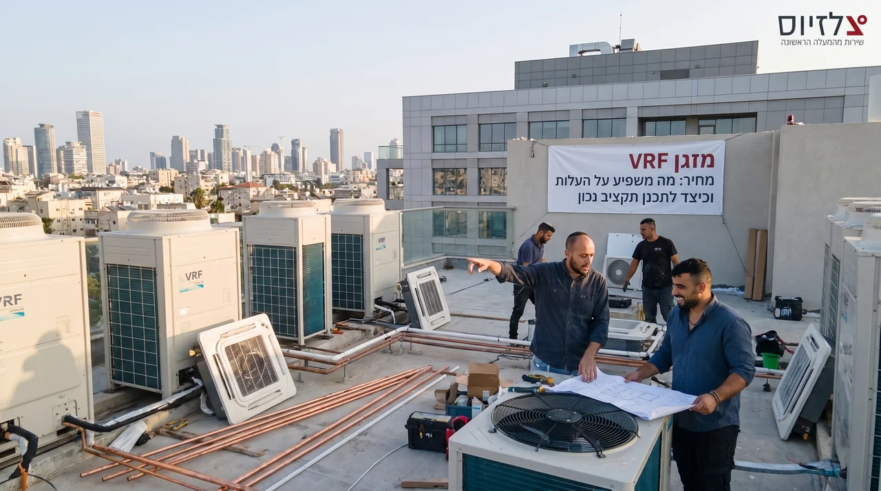 מזגן VRF מחיר: מה משפיע על העלות וכיצד לתכנן תקציב נכון